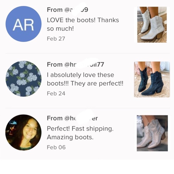 NEW Red Western Style Bedazzled Cowboy Ankle Boots - Picture 10 of 14